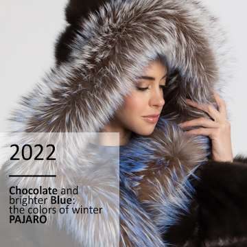 Campagna Vinicio Pajaro 2022: Chocolate e Brighter Blue: i colori dell'inverno Pajaro
